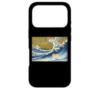 Funny Retro Vintage Surfing A Wave Russian Borzoi Dog Lover Coque pour iPhone 17 Pro
