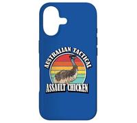 Funny Retro Vintage Tactical Assault Chicken Emu Lover Coque pour iPhone 17