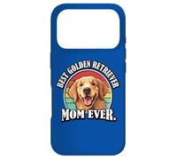 Funny Retro Vintage Womens Best Mom Golden Retriever Lover Coque pour iPhone 17 Pro