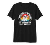 Funny Retro Vintage Work Hard Better Life Maltese Lover T-Shirt Haut de Gamme
