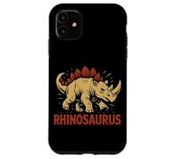 Funny Rhinoceros Dinosaur Pun Rhino Joke Rhinosaurus Humor Coque pour iPhone 11