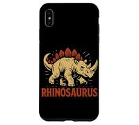 Funny Rhinoceros Dinosaur Pun Rhino Joke Rhinosaurus Humor Coque pour iPhone XS Max