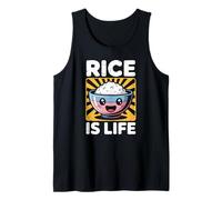 Funny Rice is Life Philipino Food Lover Humour Femmes Hommes Débardeur