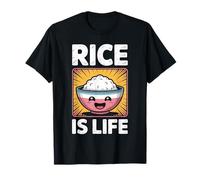 Funny Rice is Life Philipino Food Lover Humour Femmes Hommes T-Shirt