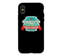 Funny Ringmaster Circus Chaos Hectic Life Sarcastic Humour Coque pour iPhone X/XS