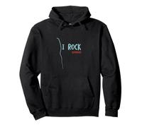 Funny Rock Climber Pun I Rock (littéralement) Sweat à Capuche
