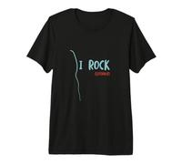 Funny Rock Climber Pun I Rock (littéralement) T-Shirt Haut de Gamme
