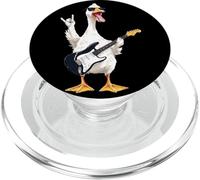 Funny Rock Duck Lunettes de Soleil Motif Joueur de Guitare PopSockets PopGrip pour MagSafe