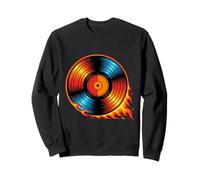 Funny Rock Heavy Metal Guitare Drums Musique Cadeau Vinyle Sweatshirt