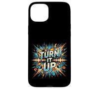 Funny Rock Heavy Metal Guitare Tambour Cadeau Tournant Coque pour iPhone 15 Plus
