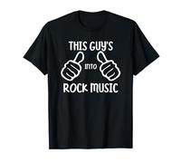 Funny Rock Lover This Guy's Into Rock Music T-Shirt
