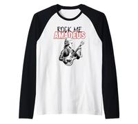 Funny Rock Me Wolfgang Amadeus Mozart Manche Raglan