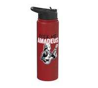 Funny Rock Me Wolfgang Amadeus Mozart Stainless Steel Insulated Water Bottle