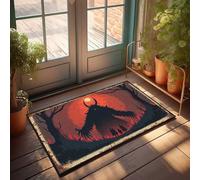 Funny Room Decor A Fiery Encounter : The Silhouettes Of Courage Paillasson Intérieur Paillasson Extérieur Automne Paillasson (65 x 90 cm)