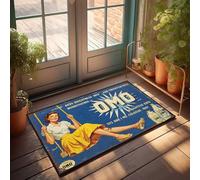 Funny Room Decor Omo Détergent à lessive : luminosité pour vos vêtements ! Paillasson d'automne pour porte d'entrée, intérieur et extérieur (65 x 90 cm)