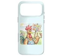 Funny Rooster Farm Rules No Cartoon Design with Cows Coque pour iPhone 17 Pro Max