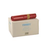 Funny Rouleau de 250 sacs poubelle en PEBD régénéré Type 60 extra Rouge 120 l