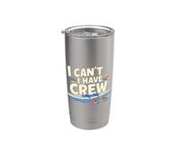 Funny Rower Crew Practice Regatta Humour Gobelet isotherme en acier inoxydable double paroi