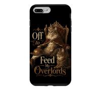 Funny Royal Cat Overlord Nourrir Humour Amoureux des Chats Coque pour iPhone 7 Plus/8 Plus