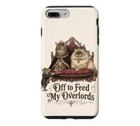 Funny Royal Cat Overlord Nourrir Humour Chat Coque pour iPhone 7 Plus/8 Plus