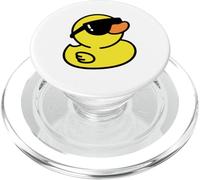 Funny Rubber Duck Cool Duck Lunettes de Soleil Jaune Ducky Duckie PopSockets PopGrip pour MagSafe