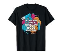 Funny Rug Tufting Gun New Zealand Wool Addiction T-Shirt