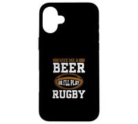 Funny Rugby - Donne-Moi Une bière ou Je Joue au Rugby Coque pour iPhone 16 Plus