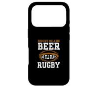 Funny Rugby - Donne-Moi Une bière ou Je Joue au Rugby Coque pour iPhone 17 Pro