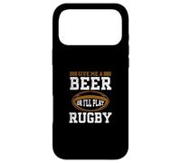 Funny Rugby - Donne-Moi Une bière ou Je Joue au Rugby Coque pour iPhone 17 Pro Max
