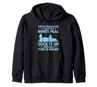 Funny Rugby Suck It Up Cupcake Homme Femme Ruck Sweat à Capuche