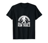 Funny Run Trails Bigfoot Sasquatch Sasquatch Trail Running Dire T-Shirt
