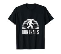Funny Run Trails Bigfoot Sasquatch Sasquatch Trail Running Dire T-Shirt
