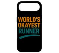 Funny Running Joke World's Okayest Runner Citation Coque pour iPhone Air
