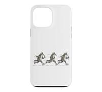 Funny Running Wolf Runner Sarcastique Jogging Wolf Coque pour iPhone 13 Pro Max