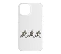 Funny Running Wolf Runner Sarcastique Jogging Wolf Coque pour iPhone 14