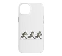 Funny Running Wolf Runner Sarcastique Jogging Wolf Coque pour iPhone 14 Plus