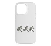 Funny Running Wolf Runner Sarcastique Jogging Wolf Coque pour iPhone 14 Pro Max