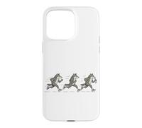 Funny Running Wolf Runner Sarcastique Jogging Wolf Coque pour iPhone 15 Pro Max