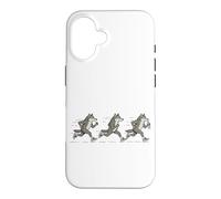 Funny Running Wolf Runner Sarcastique Jogging Wolf Coque pour iPhone 16