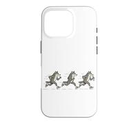 Funny Running Wolf Runner Sarcastique Jogging Wolf Coque pour iPhone 16 Pro