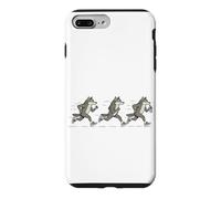 Funny Running Wolf Runner Sarcastique Jogging Wolf Coque pour iPhone 7 Plus/8 Plus