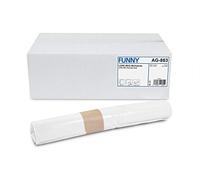 Funny Sacs Poubelle en PEBD (60 x 70 cm Extra Fort env. 90 l) 250 sacs Blanc