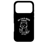 Funny Sad Cat Meme No Fold Beer Today Drinking Party Lover Coque pour iPhone 17 Pro