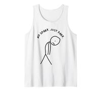 Funny Sad Stick Man No Spark. Just Dark Débardeur