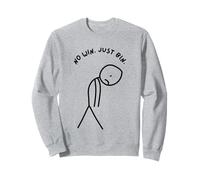 Funny Sad Stick Man sans Victoire. Juste Une Poubelle. Sweatshirt