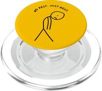 Funny Sad Stick Man with No Zest. Just Rest PopSockets PopGrip pour MagSafe
