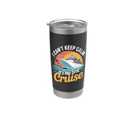 Funny Sailing I Can't Keep Calm, c'est ma première croisière Gobelet isotherme en acier inoxydable double paroi