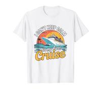 Funny Sailing I Can't Keep Calm, C'est ma première croisière T-Shirt Graphique avec Valeur, Homme, Blanc, M