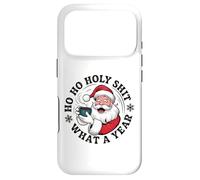 Funny Santa Coffee Christmas - Ho Ho Holy Wow Wow Wow What a Year Coque pour iPhone 17 Pro
