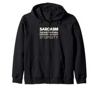 Funny Sarcasm The Body Natural Defense Against Stupidity Sweat à Capuche